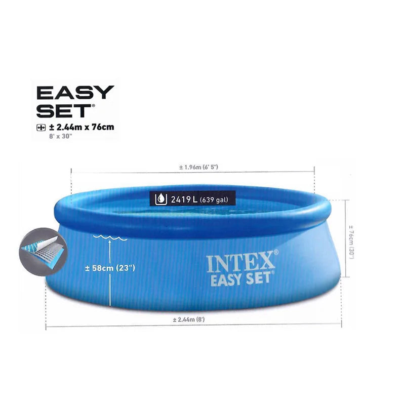 INTEX feet summer swimming pool adult inflatable ring pool | Yazijico™