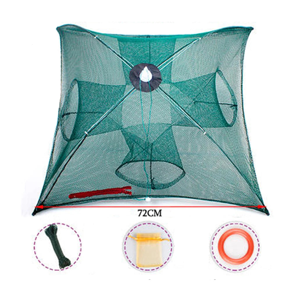 Folded Portable 20 Holes Fishing Net Network | Yazijico™ 