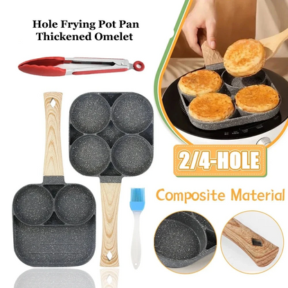 Hole Frying Pot Pan Thickened Omelet 