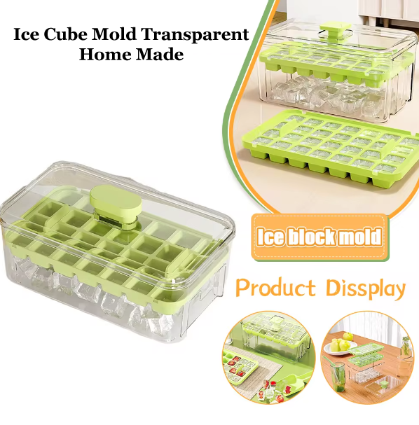 Ice Cube Mold Transparent Home Made