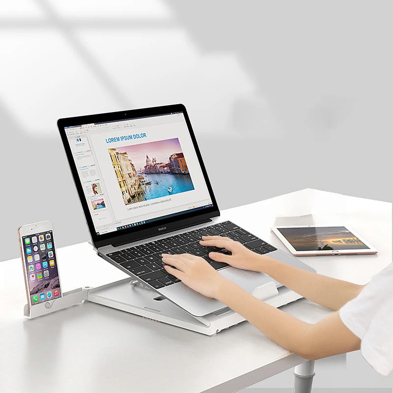 Laptop Stand Multifunctional Folding Lift Portable 