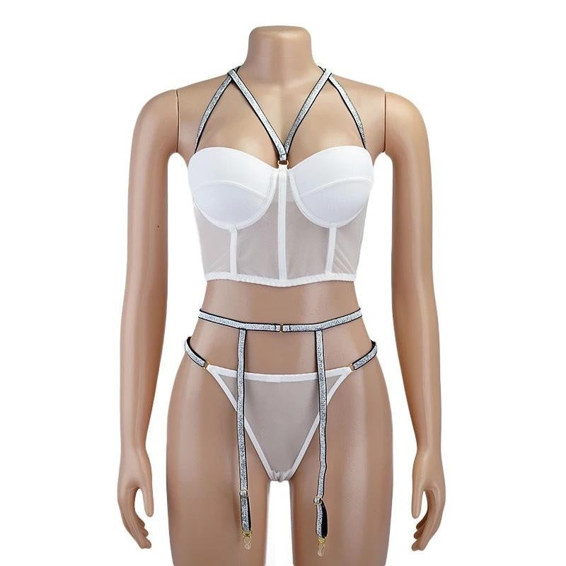 Lingerie Three-point Garter Set European And American