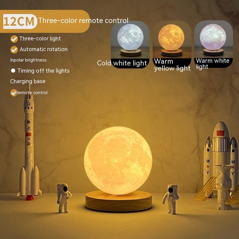 Magnetic Floating Levitating Moon Lamp Touch 