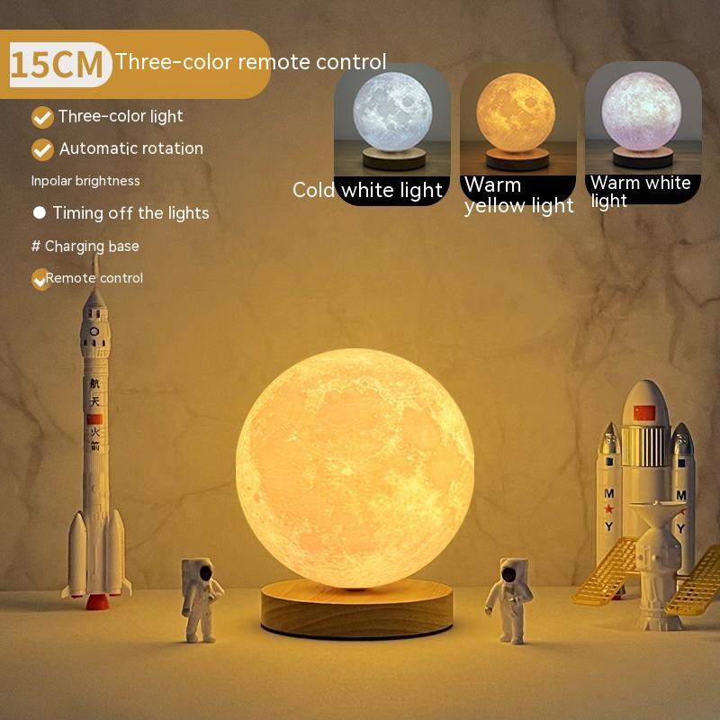 Magnetic Floating Levitating Moon Lamp Touch 