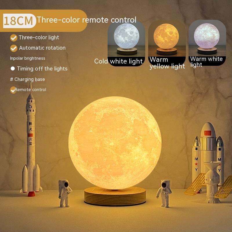 Magnetic Floating Levitating Moon Lamp Touch 