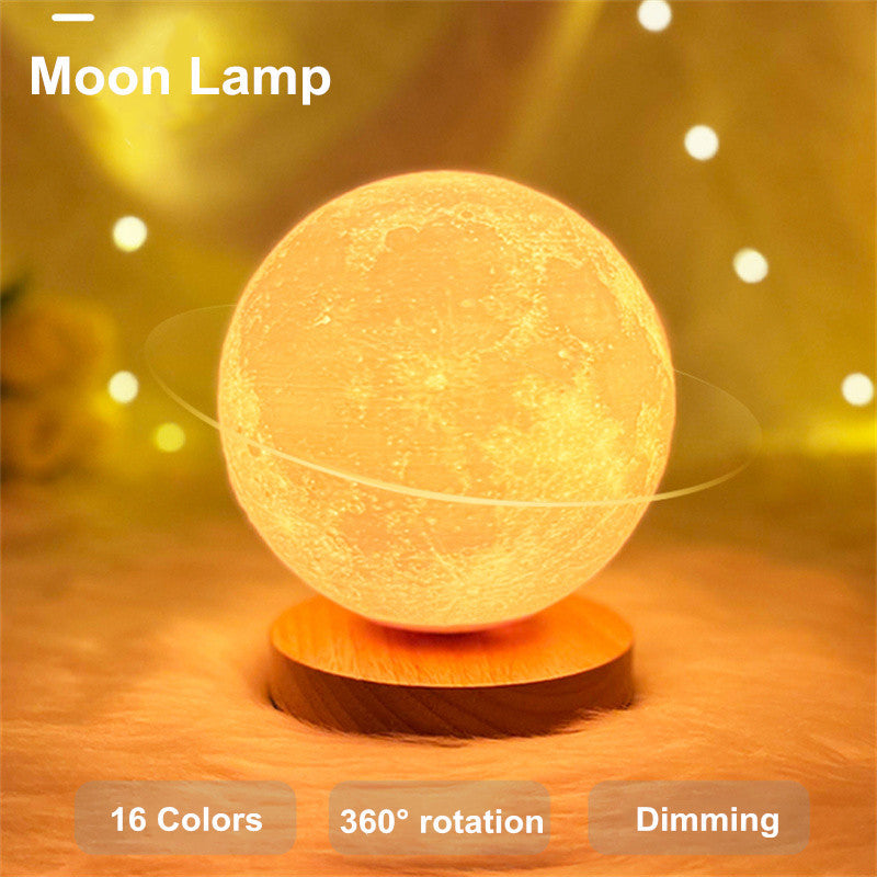 Magnetic Floating Levitating Moon Lamp Touch 