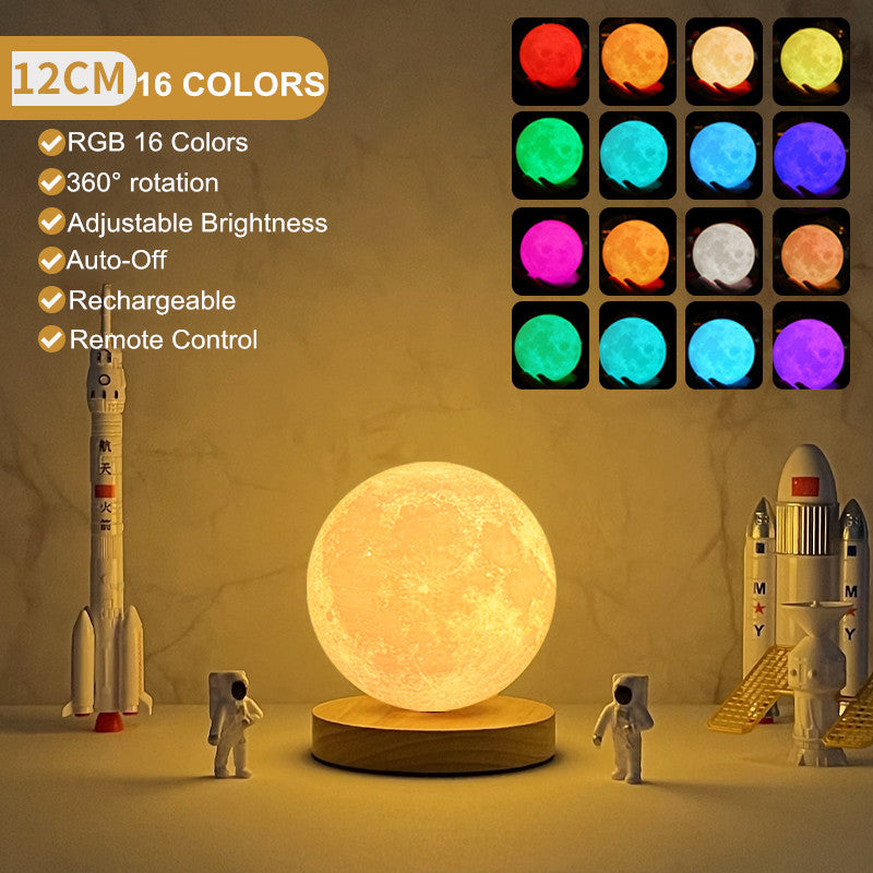 Magnetic Floating Levitating Moon Lamp Touch 