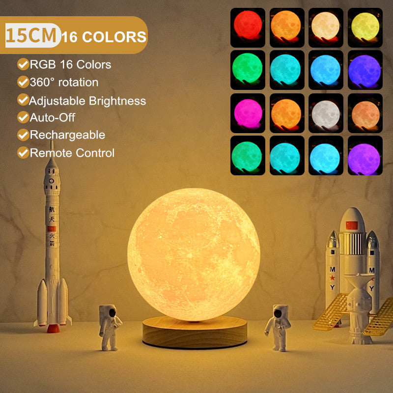 Magnetic Floating Levitating Moon Lamp Touch 