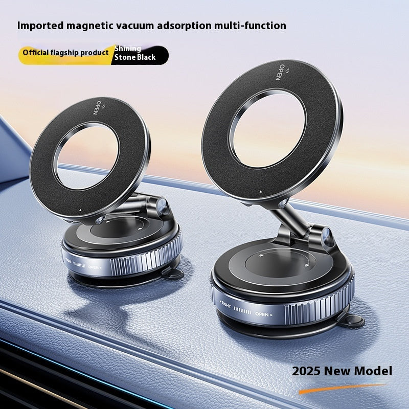 Magnetic Phone Holder With Vacuum Suction Foldable 