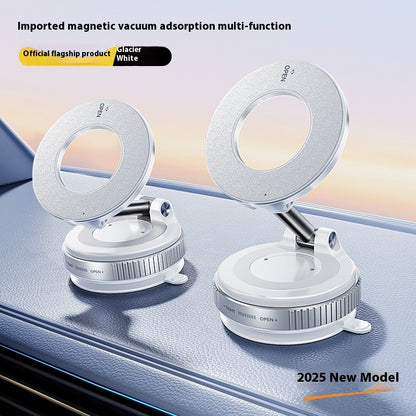 Magnetic Phone Holder With Vacuum Suction Foldable 