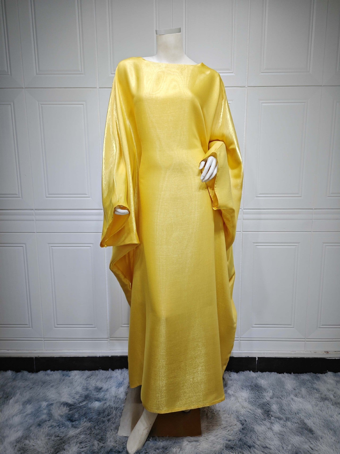 Middle East Fashion Fil-Lumiere Satin Waist Dress