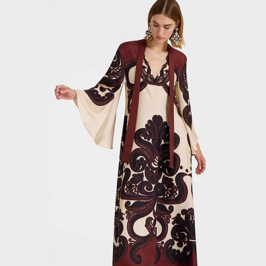 Middle East Muslim Ethnic Style swing skirt Dress 