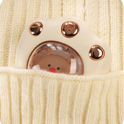 Mini Electric Hand Warmer Cat Paw Cute 
