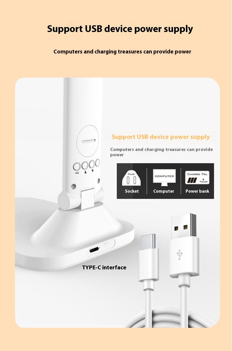 Multifunction Table Lamp LED With Fan Clock 