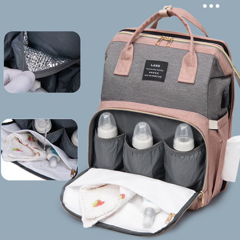 Mummy Baby Crib Backpack Large Capacity