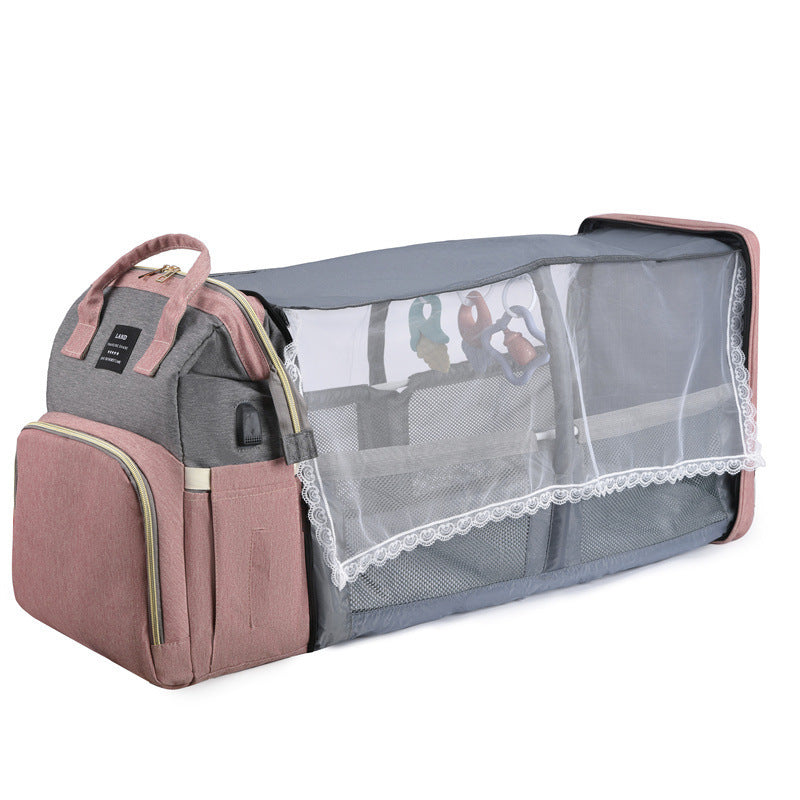 Mummy Baby Crib Backpack Large Capacity