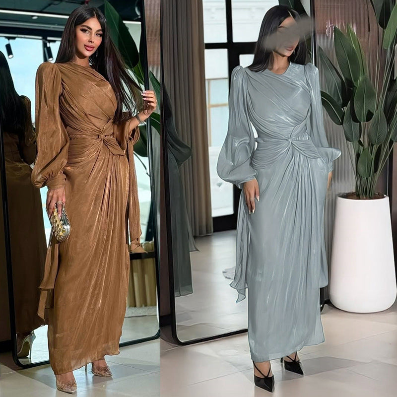 Middle East Dubai Robe Dress Muslim Women   Yazijico™ 