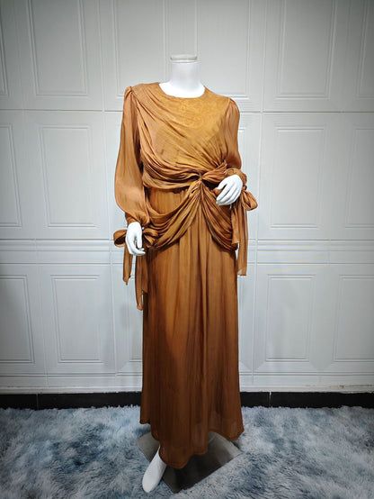 Middle East Dubai Robe Dress Muslim Women   Yazijico™ 