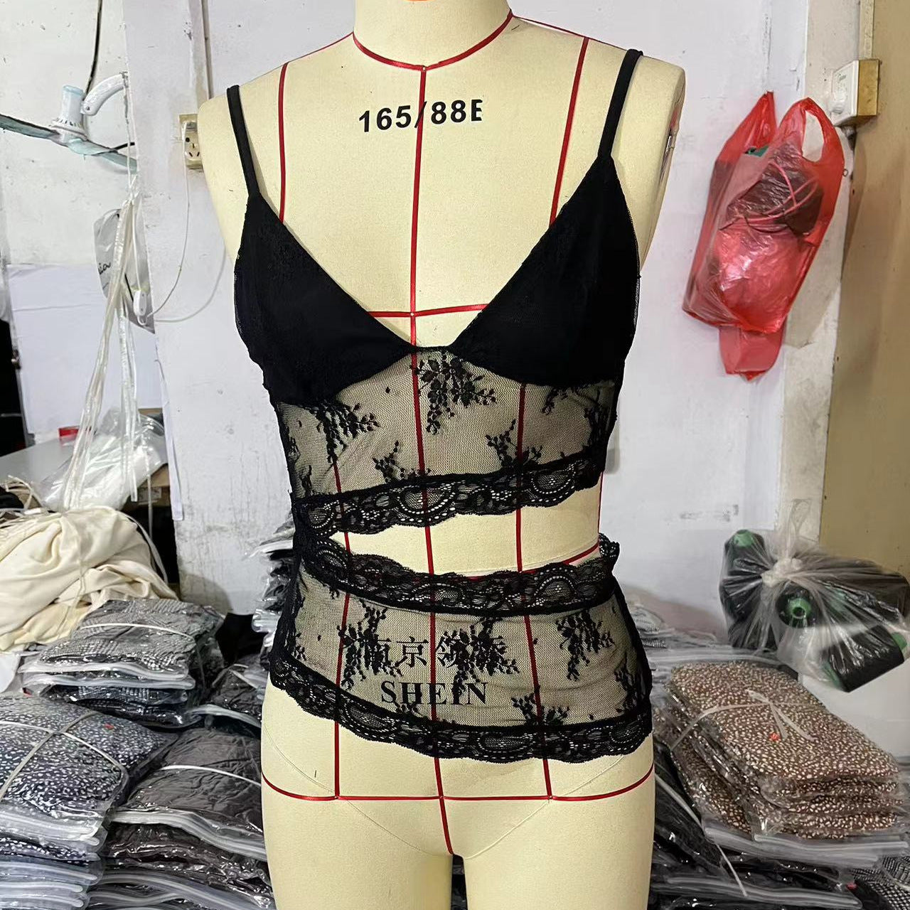 Lace Stitched Backless Small Sling Women | Yazijico™ 