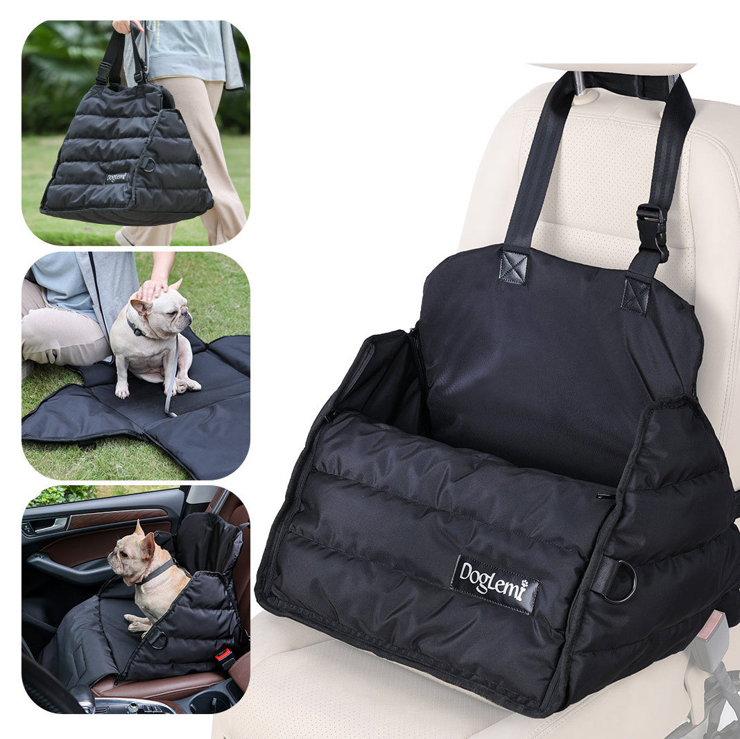 Pet Car Bag  Front And Rear Seat Dog Car Pad 