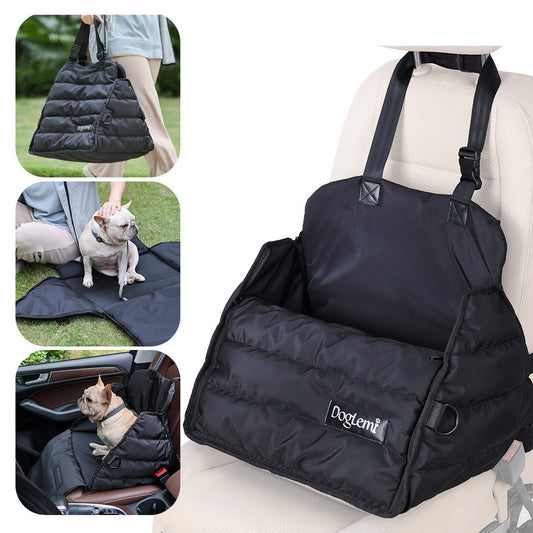 Pet Car Bag  Front And Rear Seat Dog Car Pad 