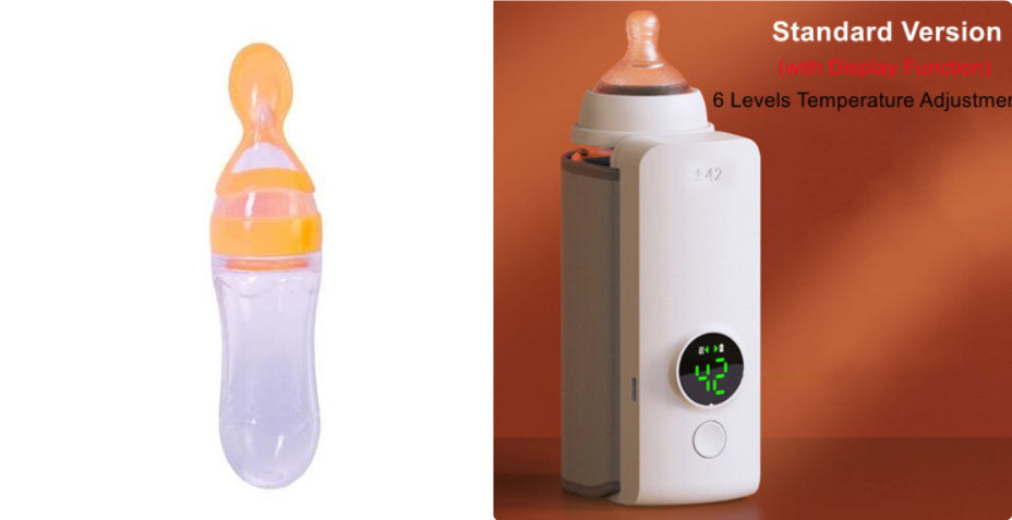 Portable Wireless Rechargeable Baby Bottle Warmer 