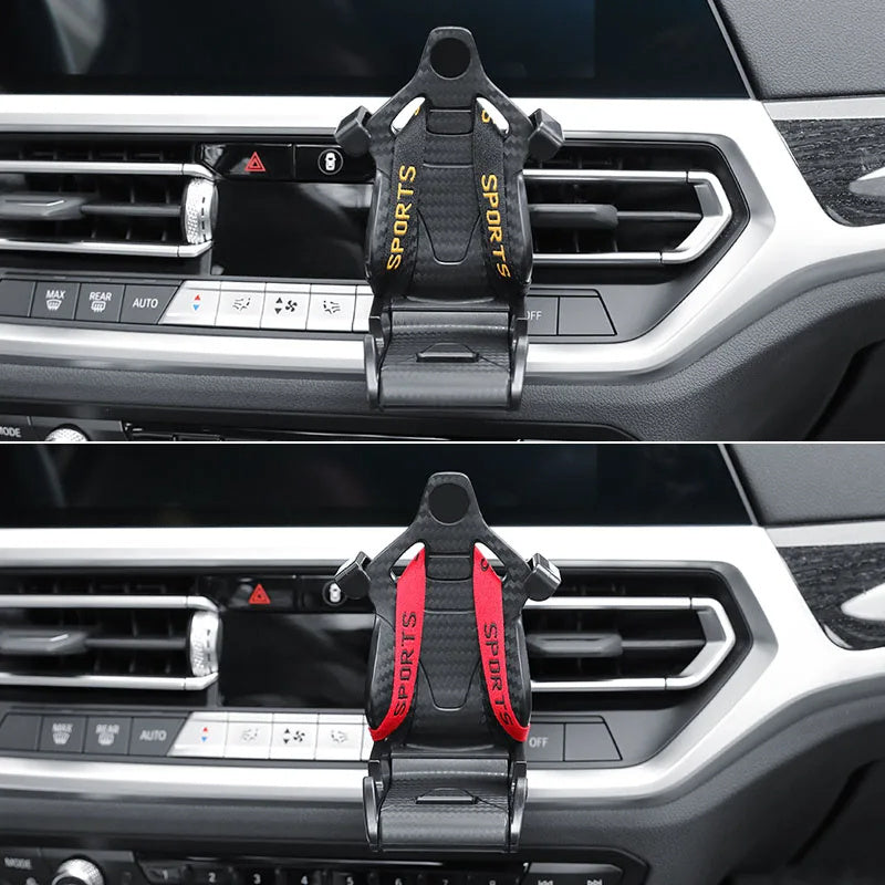 Racing Seat Shape Car Phone Holder Auto  