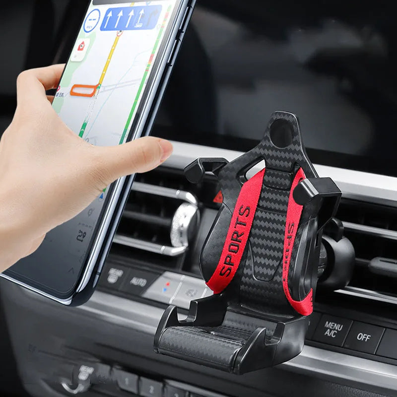 Racing Seat Shape Car Phone Holder Auto  