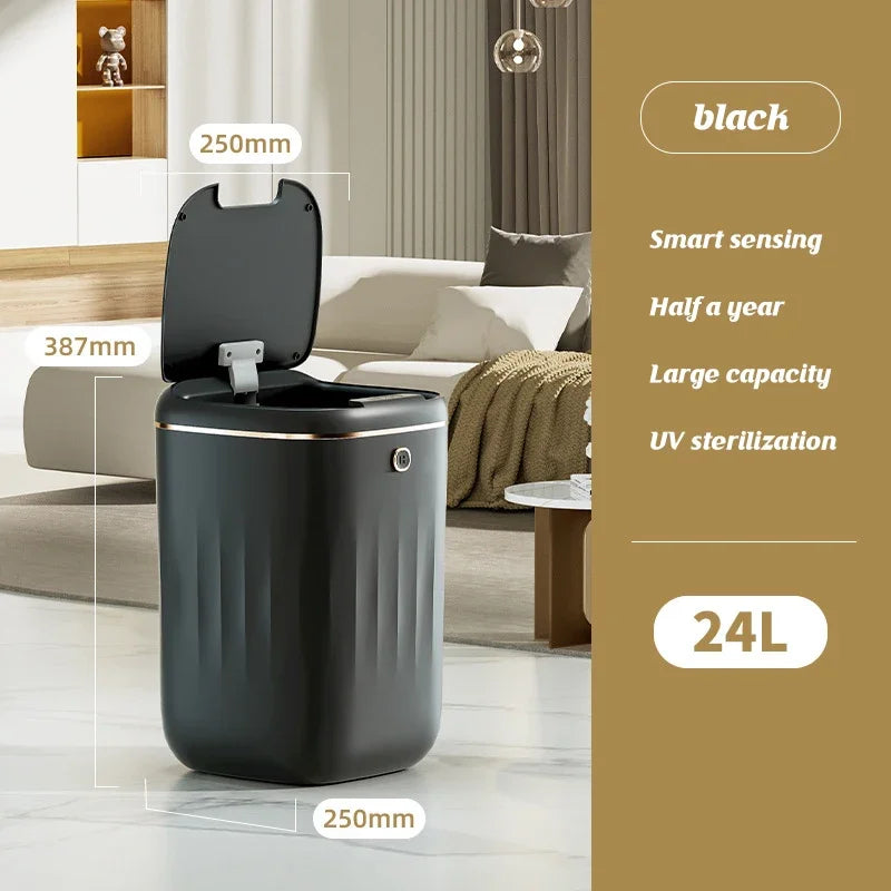 Bathroom Sensor Electric Smart Trash | Yazijico™ 