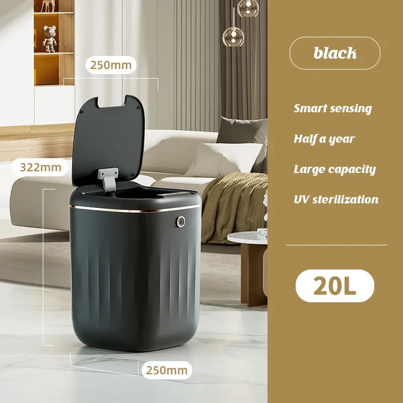 Bathroom Sensor Electric Smart Trash | Yazijico™ 