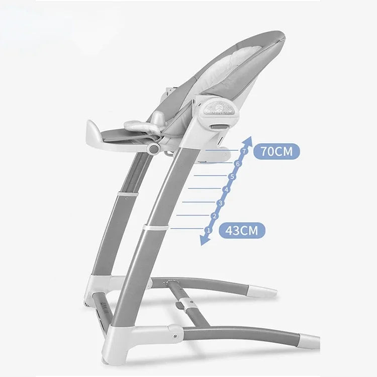 Multifunctional children's dining chair baby electric cradle chair baby rocking chair