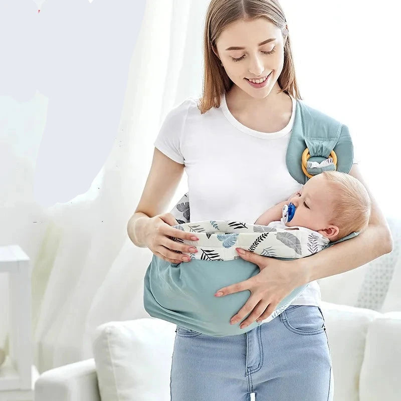 Cotton Wrap Sling Baby Carries Newborn Safety Ring  | Yazijico™ 