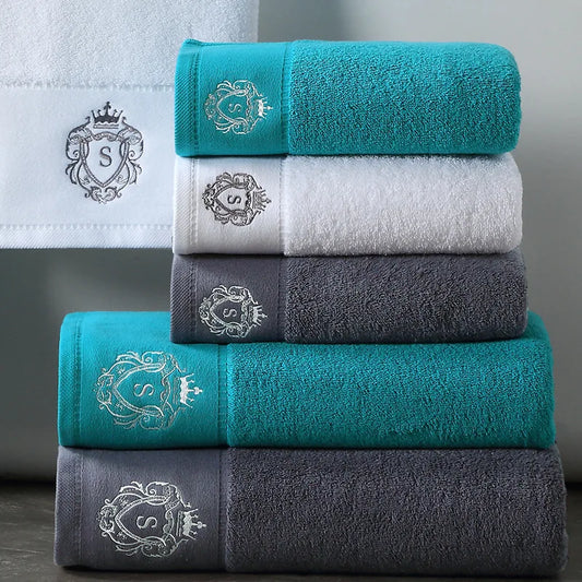 Towels Cotton Luxury Embroidered High-Grade  | Yazijico™