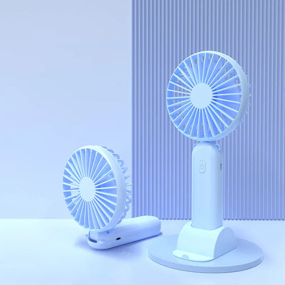 Fan Silent Desktop Small Fan Handheld Electric | Yazijico™