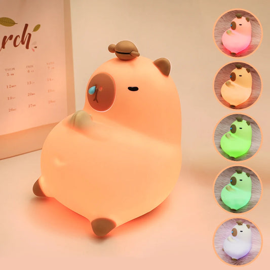 Capybara Night Light Touch Sensor Lamp | Yazijico™