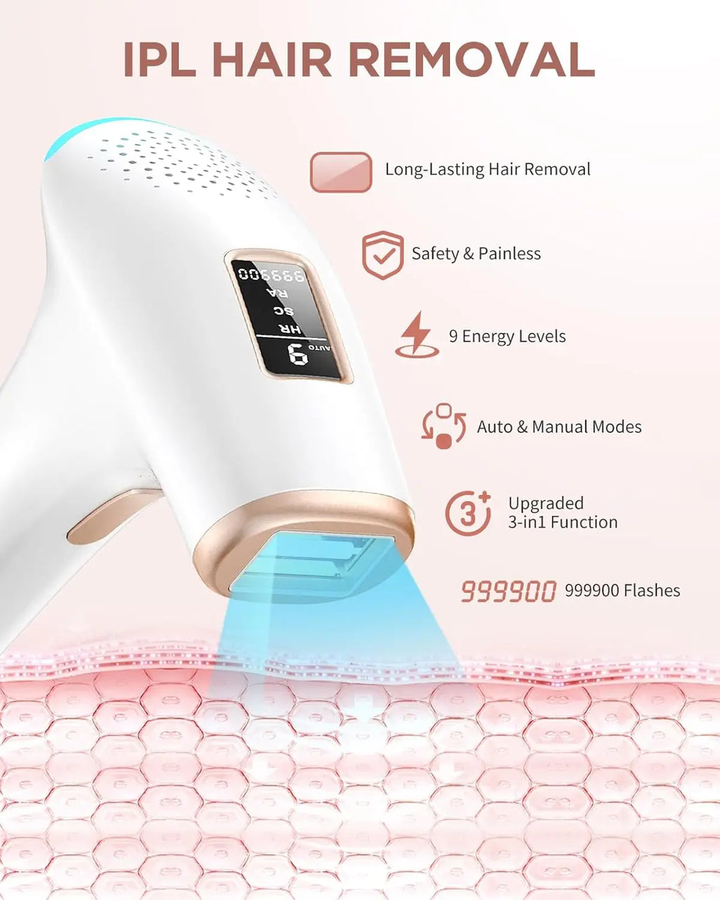 Hair Removal Facial Body Bikinis Photoepilator| Yazijico™