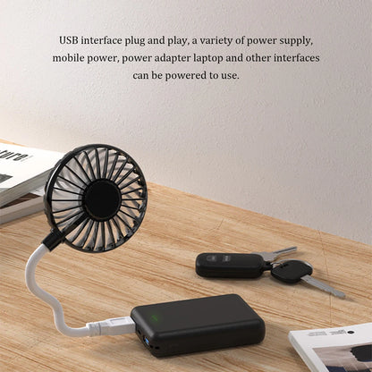 Handheld Fan Usb Rechargeable Silent Cooling Power Bank | Yazijico™