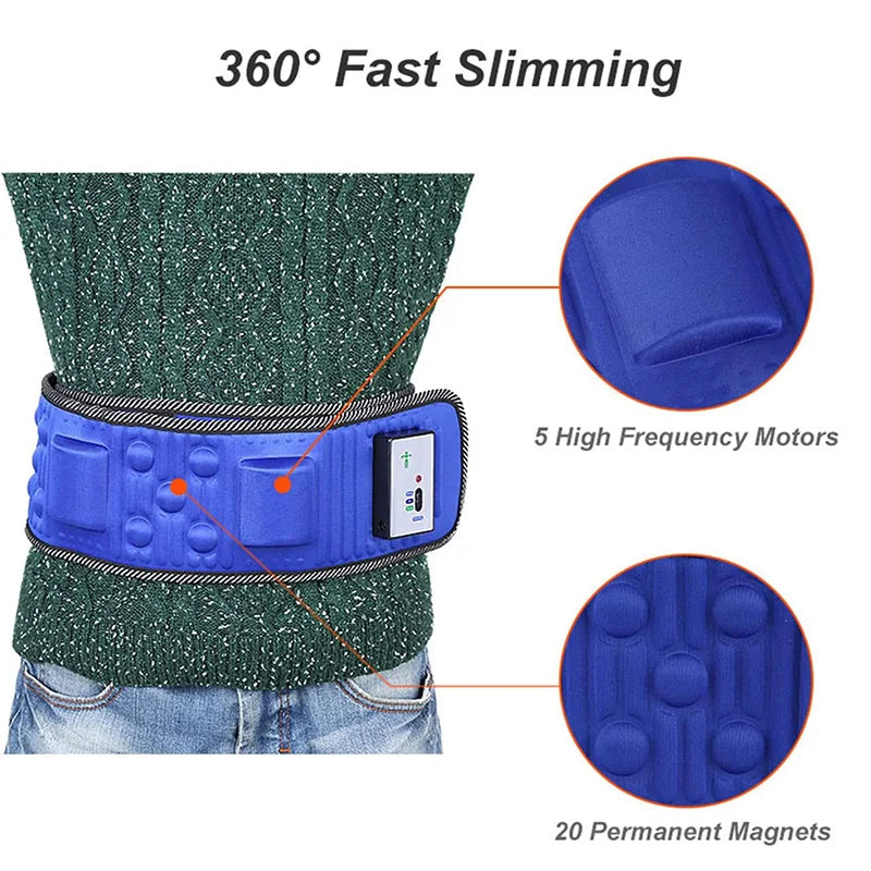 Abdominal Muscle Trainer Electric Belt Vibration Slimming