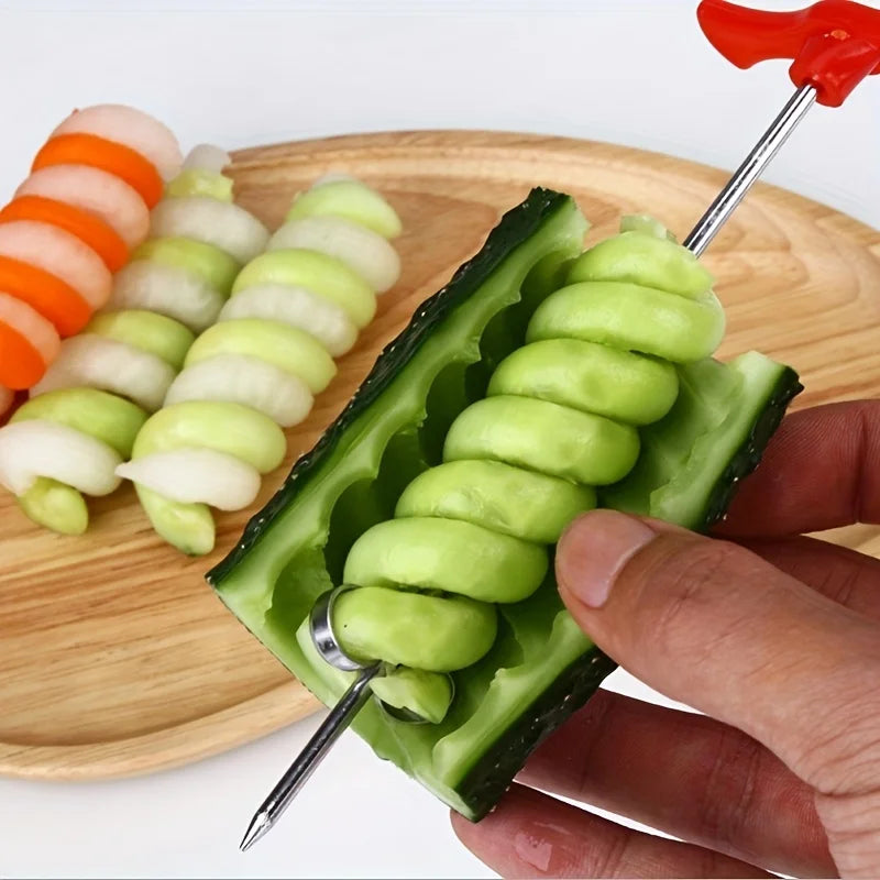 Yazijico™ Vegetables Spiral Knife Carving Tool - Yazijico™ 