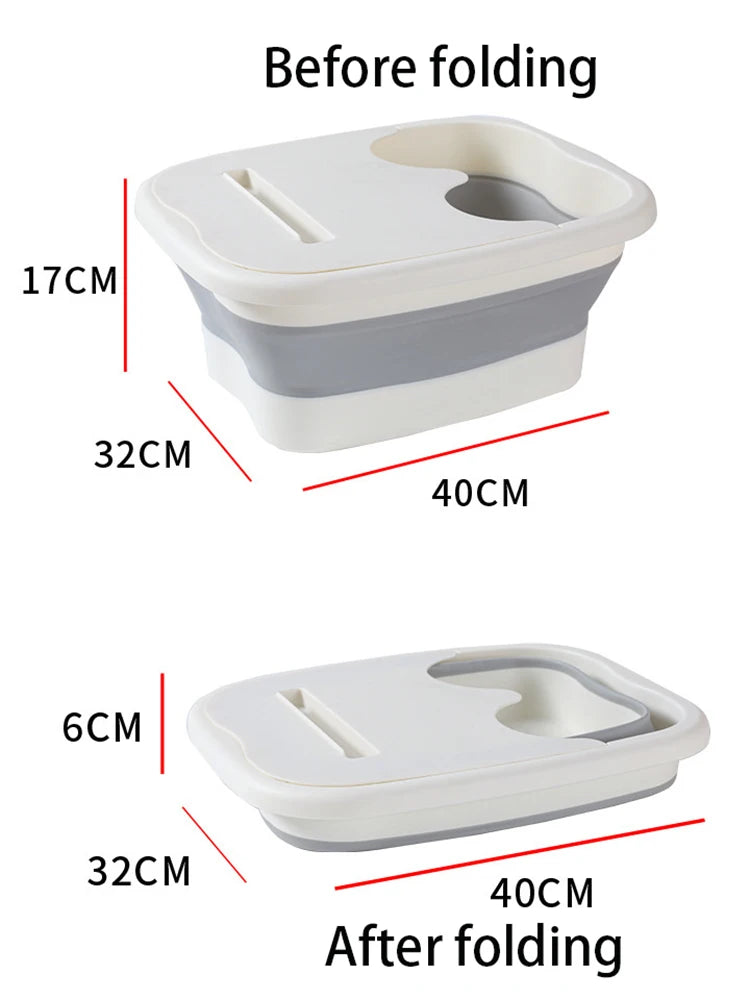 Foldable Footbath Massage Bucket Soaking Bucket | Yazijico™