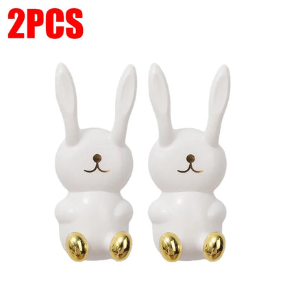 Cartoon Rabbit Toothbrush Holder Wall Mounted | Yazijico™