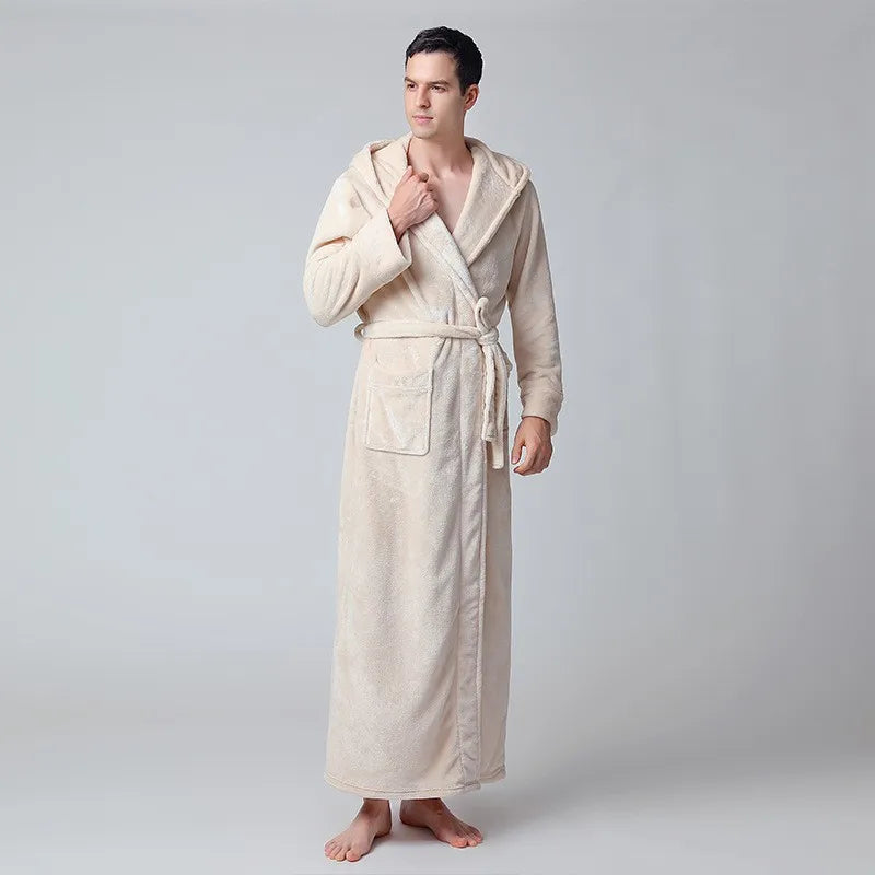 Bathrobe Flannel Dressing Gown Couple  | Yazijico™