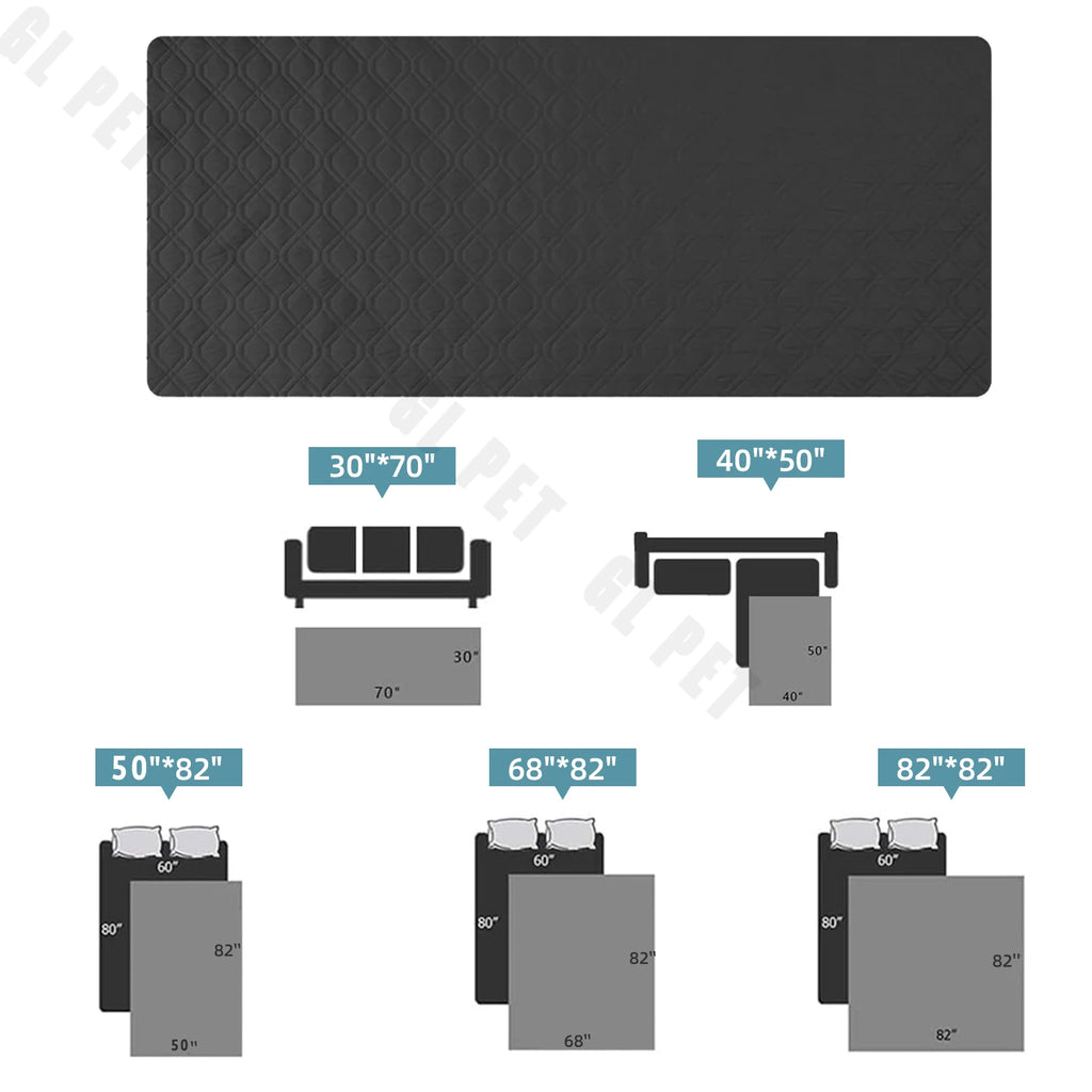 Waterproof Non-Slip Dog Bed Cover and Pet Blanket | Yazijico™ 