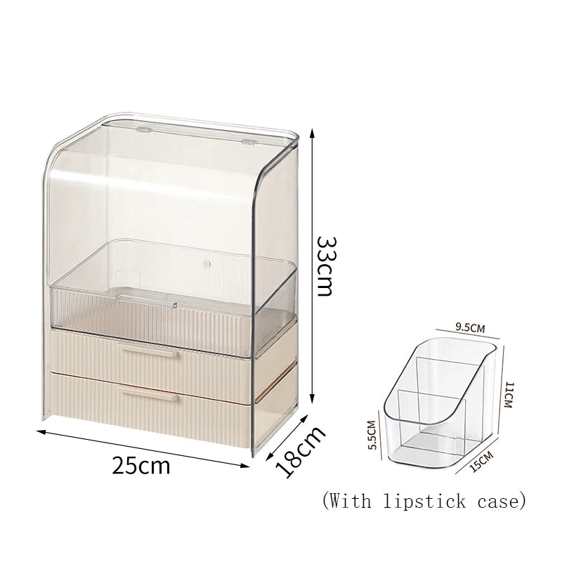 Clear Makeup Organizer PET Dustproof | Yazijico™ 