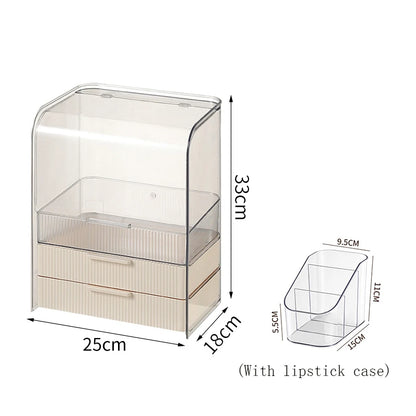 Clear Makeup Organizer PET Dustproof | Yazijico™ 