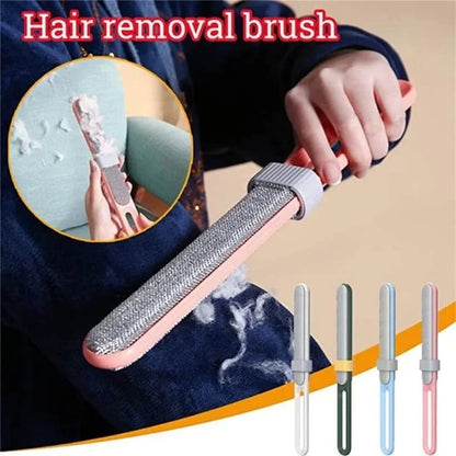 Pet Hair Removal Brush Double-Sided Couch Clothes Cleaning For Furniture Laundry with Self-Clean Loop