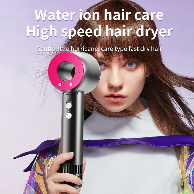Professional Hair Dryer with Nozzle Negative | Yazijico™ 
