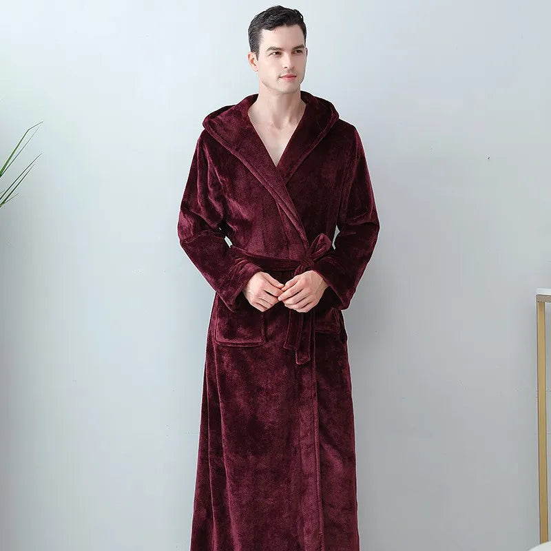 Bathrobe Flannel Dressing Gown Couple  | Yazijico™