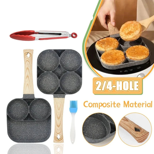 Hole Frying Pot Pan Thickened Omelet 