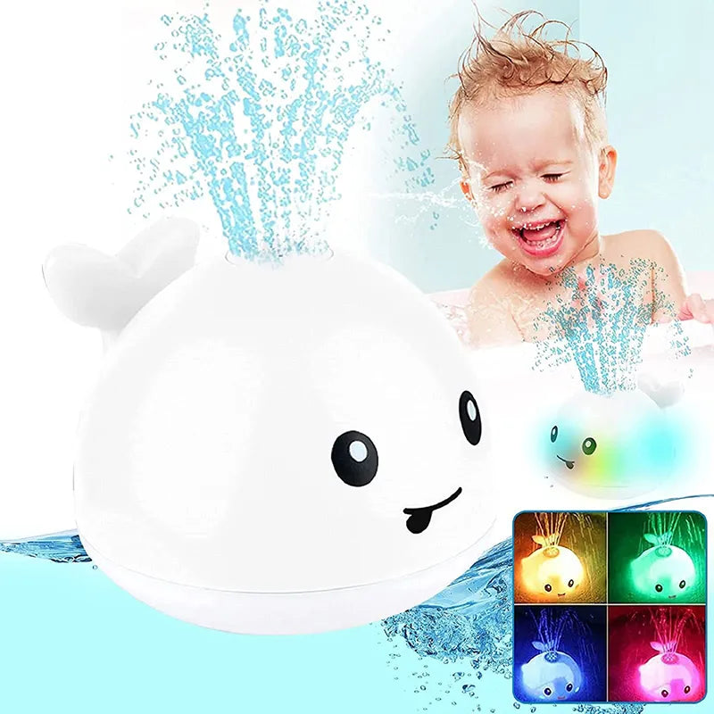 Baby Light Up Bath Toys Whale Automatic Sprinkler | Yazijico™ 